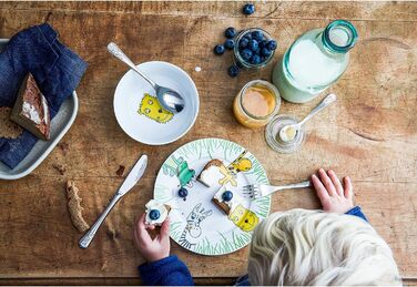 Набір дитячого посуду WMF Safari 6-ти частинний, нержавіюча сталь, Cromargan, для дітей від 3 років, без гравію