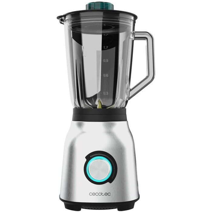 Стаціонарний блендер Cecotec Power Black Titanium 2500MAX Go – 2500 Вт, титанове покриття, 1,8 л, 5 швидкостей + пляшка