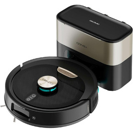 Робот-пилосос та робот-мийник Cecotec Conga Y100 X-Treme з AI та керуванням через додаток. Потужність всмоктування 20000Pa, штучний інтелект, силіконова щітка проти заплутування, обертові мікрофібри, автономність до 220 м²