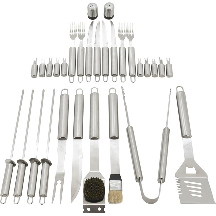 Набір гриля (30 предметів) у алюмінієвому кейсі