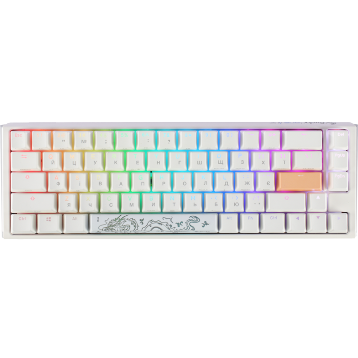 Механічна клавіатура Ducky One 3 SF Cherry MX Red RGB White UA