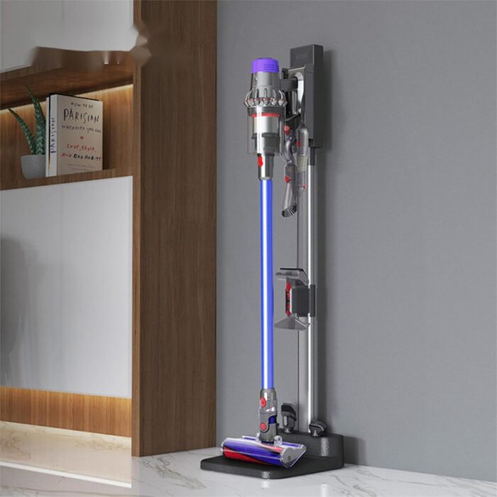 Підставка для пилососа wzglsbkd для Dyson V6-V15, підлогова підставка, без свердління, міцна конструкція з нержавіючої сталі