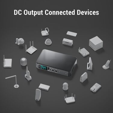 Mini UPS 10400mAh: стабільне живлення для роутера та камери, 5V/9V/12V вихід