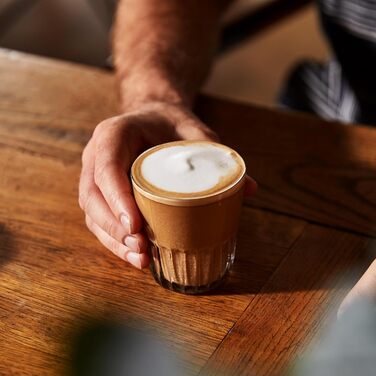 Електричний спінювач молока Tchibo, 130 мл, з нержавіючої сталі, антипригарне покриття, для капучино, лате макіато та какао