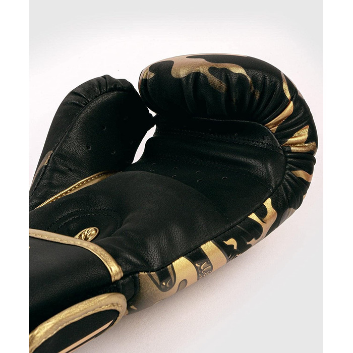 Боксерські рукавички Venum Dragon Flight 10 унцій Чорний / Бронзовий