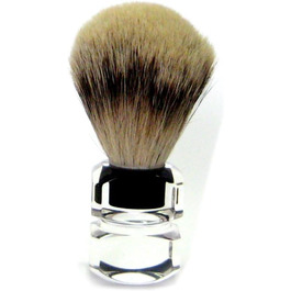 Пензлик для гоління Gold Badger Акрил, 100 чисте борсукове срібло, вищипане волосся