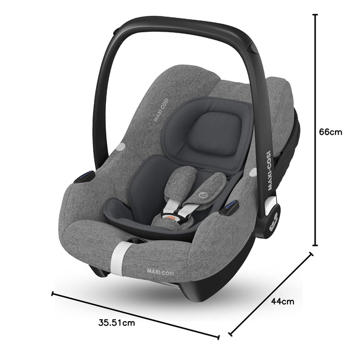 Автокрісло Maxi-Cosi CabrioFix i-Size 0-12 міс., до 12 кг, Select Grey - легке та безпечне для немовлят