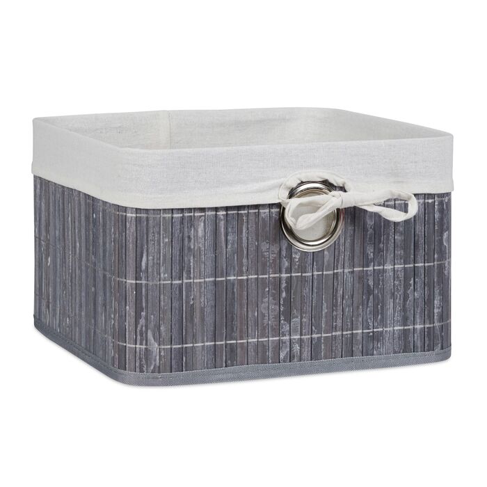 Кошик для зберігання Relaxdays з бамбука