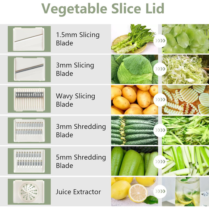 Салатниця-швидкообертач Cozary 4.5L 7-в-1: миття, сушіння, нарізка овочів та фруктів
