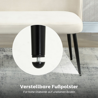 Двомісний диван, сучасний м'який диван з металевим та дерев'яним каркасом, оксамитовий (або велюровий) чохол, бежевого кольору.