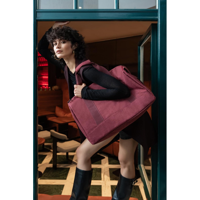 Сумка-органайзер Reisenthel Allrounder L Twist Maroon – універсальна для подорожей, роботи та відпочинку