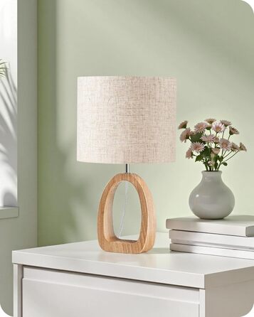 Дерев'яна торшерна лампа GOEBLESON для спальні, вітальні, готелю. Сучасний дизайн, кольор сірий, E27, LED 2700K, кільцева форма, ZME07TLD05N1