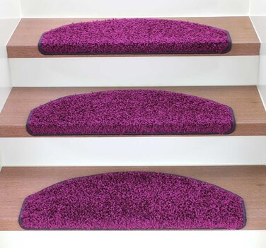 Ступеневі килимки Kettelservice-Metzker Shaggy - набір 15 шт. (кремовий)