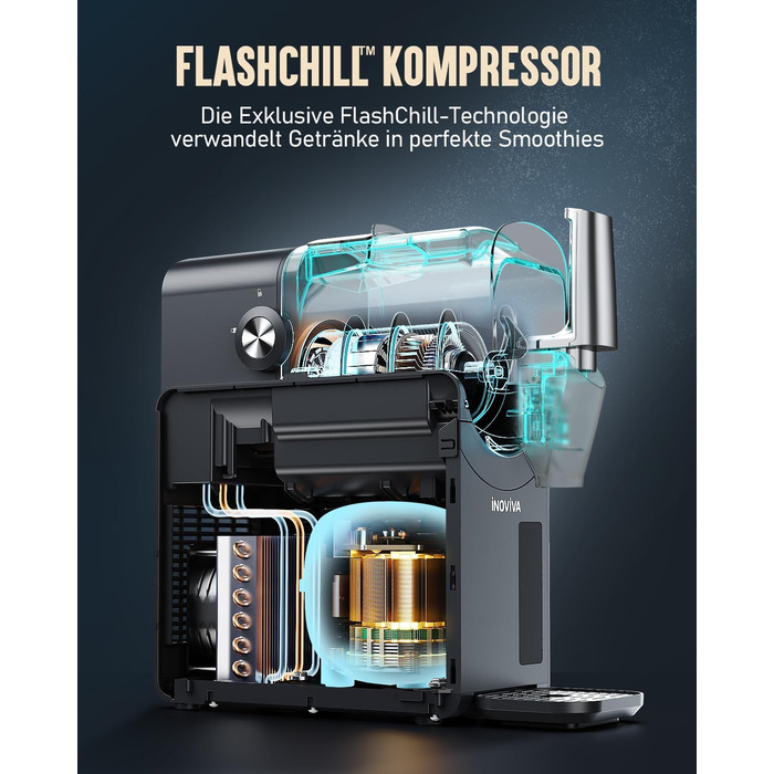 Машина для приготування сляшів 2L, без льоду, для дому, самоочищення, 5 режимів, сляші, молочні коктейлі, фраппе та заморожені коктейлі (оновлена версія), сірий колір