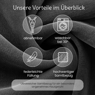 Подушка для вагітних ELONEO XXL, подушка для сну на боці, вагітність, велика U-подібна подушка, подушка для годування з м'яким, знімним та пральним чохлом, сіра антрацит