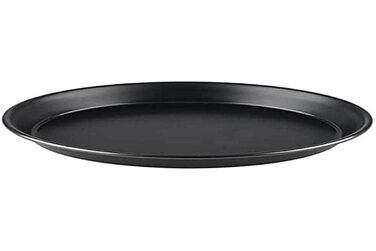 Форма для піци APS кругла Ø 36/34,3 x 2,5 см - синій метал, без покриття, довговічна, для професійного випікання піци (60 символів)