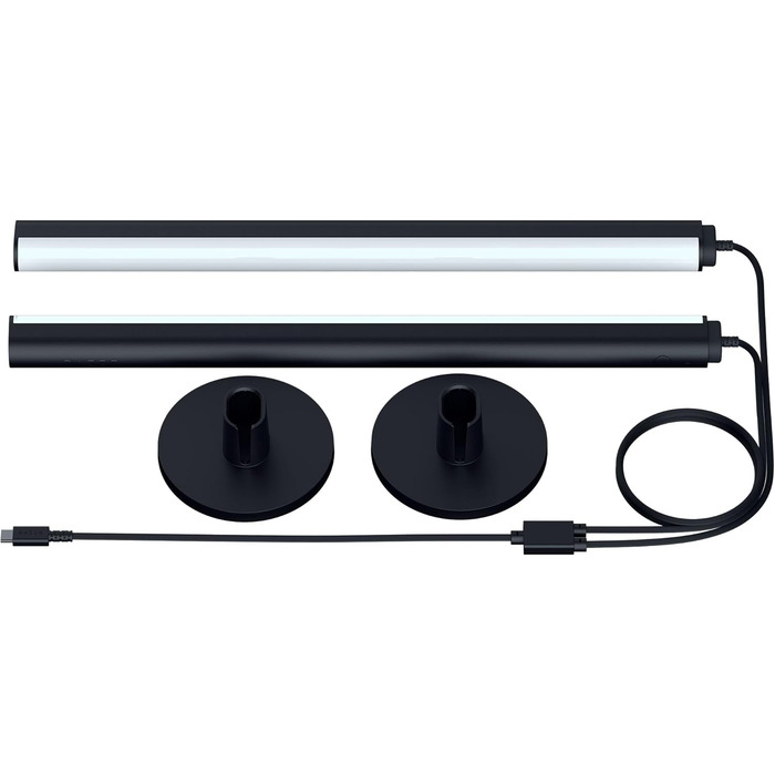 Razer Aether Light Bars - RGB лампа для монітора з підсвічуванням, сенсорним керуванням та регулюванням кольору та яскравості, чорний