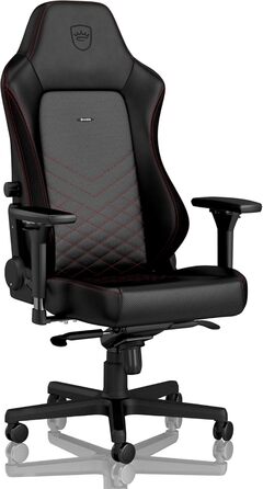 Noblechairs HERO - ігрове крісло, офісне крісло, крісло для роботи - PU-шкіра, чорно-червоне
