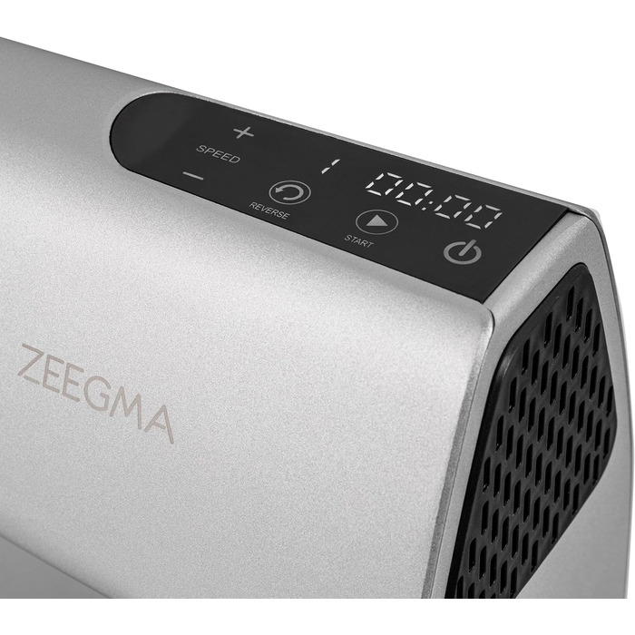 Електрична м'ясоподрібнювач ZEEGMA MOLEN MASTER 2500W з 3 дисками з нержавіючої сталі, насадка для ковбас та овочешкребкою, функція зворотного ходу, сенсорний дисплей
