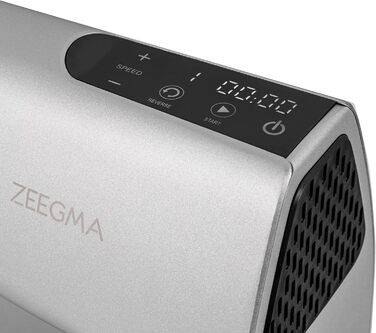 Електрична м'ясоподрібнювач ZEEGMA MOLEN MASTER 2500W з 3 дисками з нержавіючої сталі, насадка для ковбас та овочешкребкою, функція зворотного ходу, сенсорний дисплей