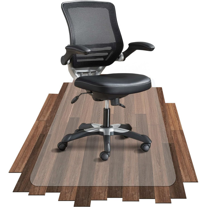 Килимок під офісне крісло COSYLAND, напівпрозорий, 120x120 см