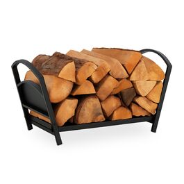 Відкидний металевий кошик для дров Relaxdays