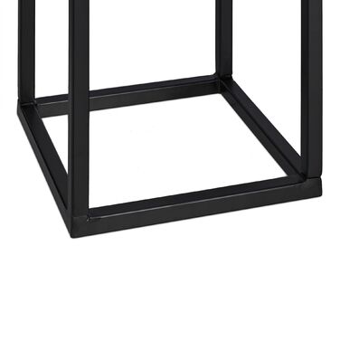 Стильна металева полиця для дров Relaxdays