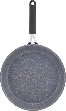 Сковорода Lagostina Tempra Mineral з антипригарним покриттям, діаметр 28 см, ручки з силікону, ефект каменю, для всіх типів плит