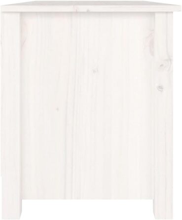 Підставка для взуття mbelando з соснового дерева, біла, 38x70x45,5 см