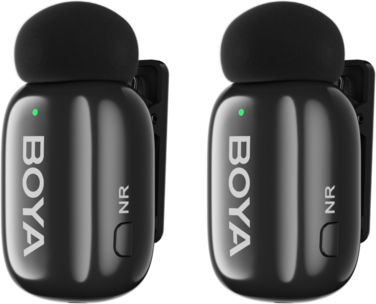 Бездротовий петличний мікрофон BOYA mini-12 Type-C/Lightning Black