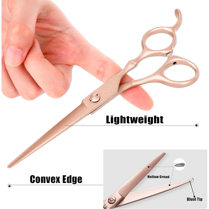 Набір 6-дюймових перукарських ножиць для чоловіків, жінок і дітей
