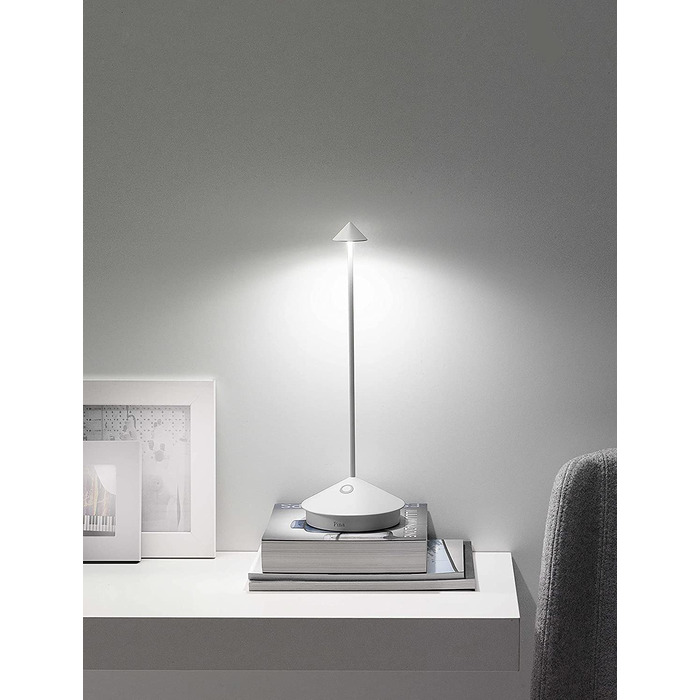 Zafferano Pina Pro - Бездротова LED-лампа для дому та саду з сенсорним керуванням, диммер, 2700K, 29 см