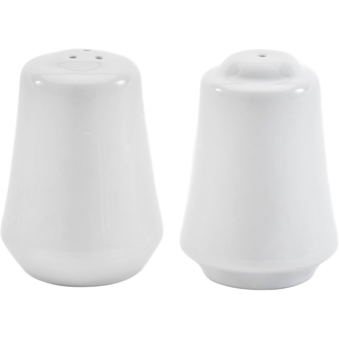 Набір посуду Van Well для 6 осіб: кавовий сервіз з порцеляни, миється в посудомийній машині, підходить для мікрохвильовки (солянки та перечниці)