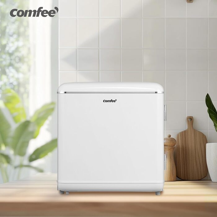 Холодильник Comfee RCD50WH2EURT(E) 47 л, Ретро-дизайн, Білий, для офісу та дому, Клас E