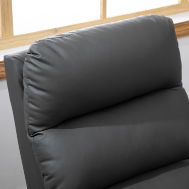 Реклайнер HOMCOM Recliner з функцією гойдання та відкидання, поворотний з підсклянником з тканини з мікрофібри для вітальні та відпочинку