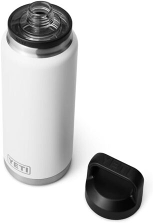 Термос YETI Rambler з кришкою Chug, 36 oz (1 л), білий