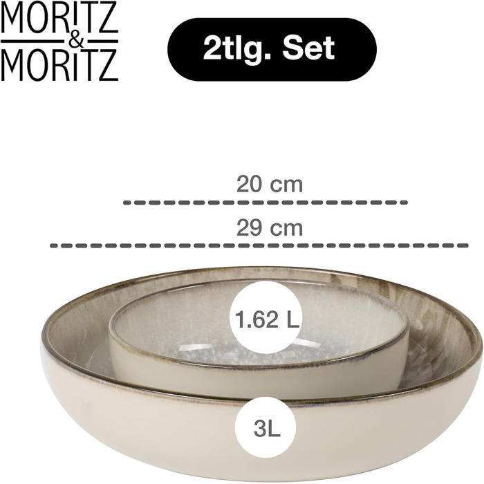 Набір посуду Moritz & Moritz BLOSSOM 24 предмети на 6 осіб - сучасний сервіз з порцеляни з квітковим дизайном, тарілки, чашки, миски та салатники