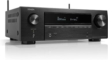 Канальний AV-ресивер Denon AVR-X1700HDAB, Dolby Atmos, DTSX, 8K HDMI, Bluetooth, Wi-Fi, HEOS, Alexa, 7.2-