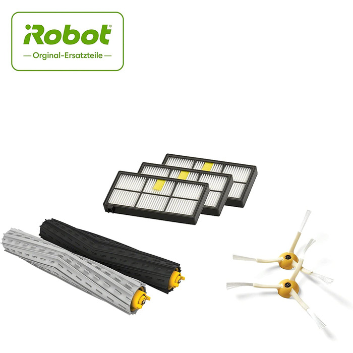 Набір аксесуарів iRobot - Набір для догляду за Roomba серій 800 і 900-2 бічні щітки-3 високоефективних фільтра-пара Si