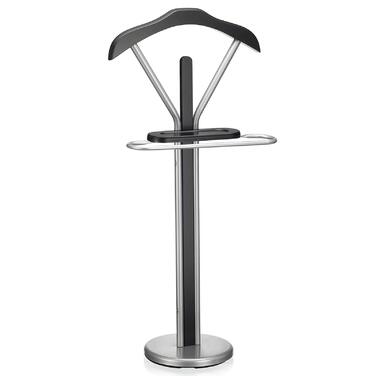 Стійка для одягу IDIMEX Fabio з вішалкою та полицею, чорна - безшумний дворецький, бутлер для одягу