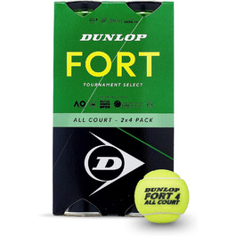 М'яч тенісний Dunlop Fort All Court TS - 8 м'ячів
