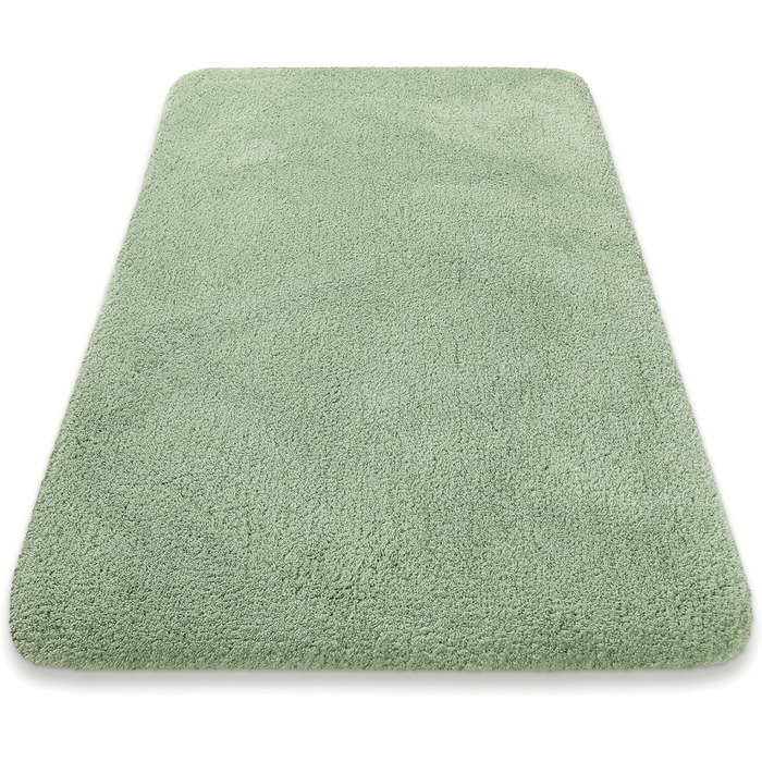Килимок для ванної кімнати Lind Grün (55 x 65 см) - м'який, антиковзний, пральний