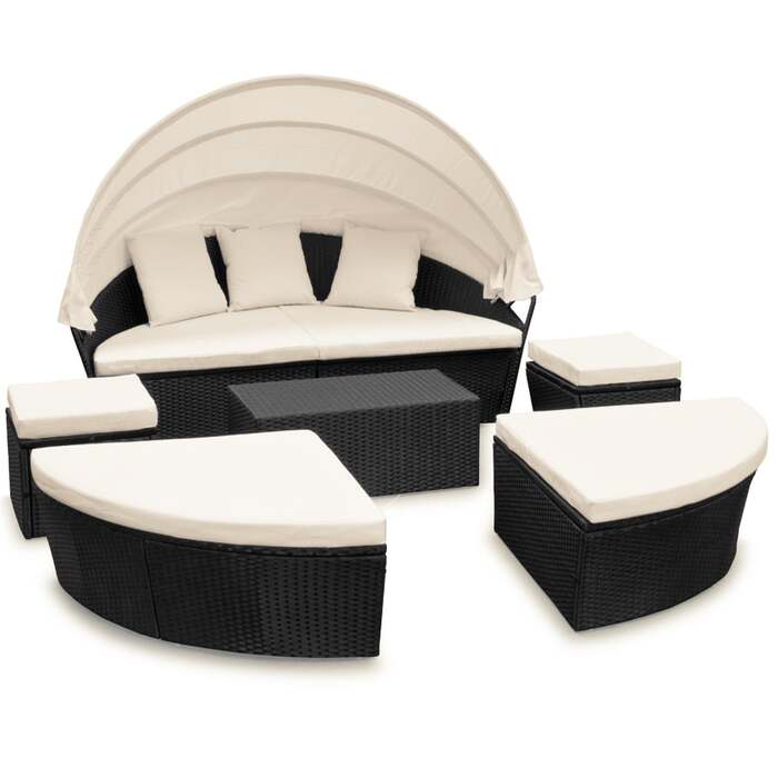 Поліротанг Sun Island Black овальний 226см