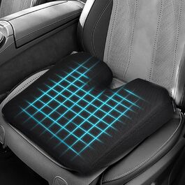 Подушка для сидіння Fwiull з Memory Foam: комфорт та підтримка для авто, софи та офісу (чорний)