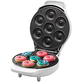 Міні-машина для пончиків Rosenstein & Shne міні-пончик, антипригарна, 1,000 Вт (машина для пончиків для дому, вафельниця для пончиків, форма для торта)