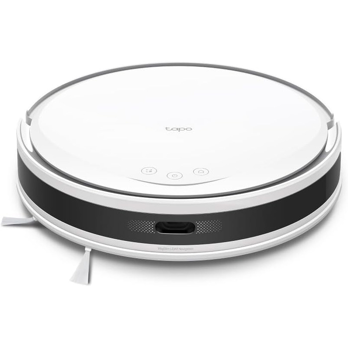 Робот-пилосос Tapo RV20 Max з функцією миття, 5300Pa, LiDAR-навігація, сумісний з Alexa & Google Assistant, білий