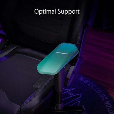 Ігровий крісло ASUS ROG Aethon (чорний, ергономічний, сталевий каркас, підтримка попереку)