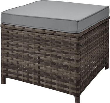 Кутовий диван садовий плетений SVITA Monroe коричневий для тераси та саду з поліротангу