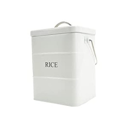 Контейнер для рису з кришкою і ручкою, герметична кошик для зберігання продуктів для кухні, органайзер для стільниці, банку для рису