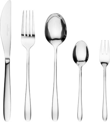 Набір столових приборів Karl Hausmann на 12 осіб (72 шт.) - нержавіюча сталь, безпечний для миття в посудомийній машині